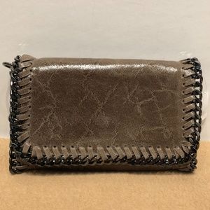 *NWT* Borse in Pelle Cracked Sandy Leather Bag